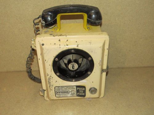 ++ GAI-TRONICS MESA MINE PAGE PHONE MODEL 490