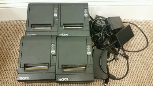 Micros IDN Epson TM-T88III Point of Sale Thermal Printers Lot of 4