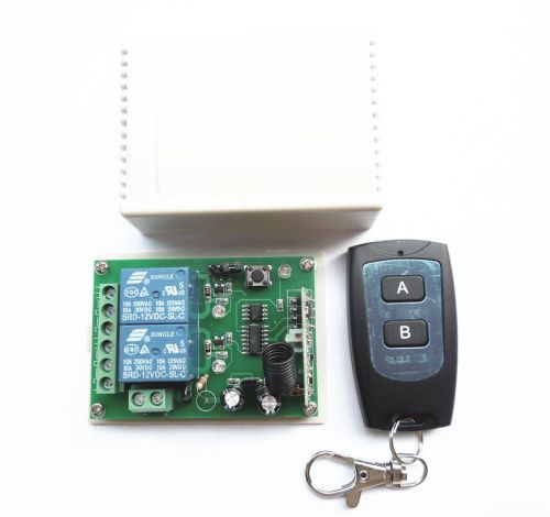 Way RF Waterproof wireless Remote control &amp; Receiver Momentary Switch 433MHZ