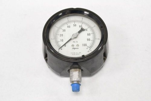 NEW MARSH PG-73 PRESSURE 0-100PSI 5-1/8 IN 1/4 IN GAUGE B275365