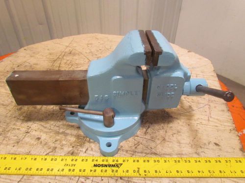 Desmond SIMPLEX 5-1/4&#034; Jaw Machinist Mechanic Bench Vise Opens to 10&#034;Swivel Base