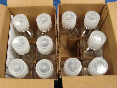 NALGENE  250 ML  NARROW-MOUTH  SQUARE  BOTTLES  LEXANE  X11  NEW  OLD  STOCK