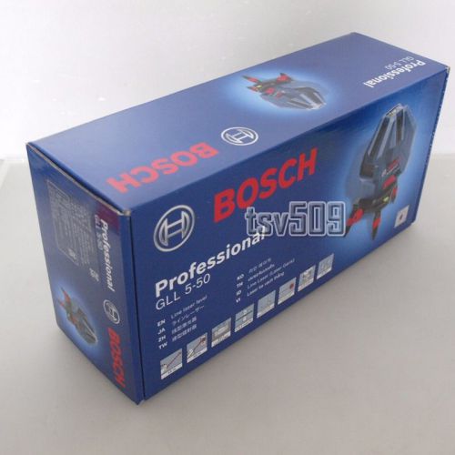 Genuine BOSCH Professional GLL 5-50 Line laser level Self Levelling IP 54