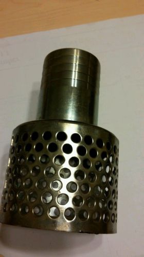 3&#034; trash pump strainer new NOS NON threaded. 5&#034; base. 8&#034; tall