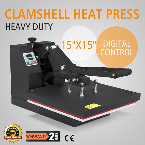 15&#034;X15&#034; HEAT PRESS TRANSFER 38X38 PRINT MACHINE ELEVATED PLATEN SUBLIMATION