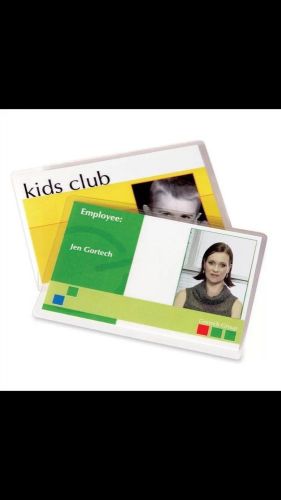 Fellowes ID Badge Laminating Pouches   - FEL52051