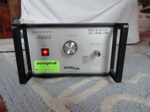 NOISE COM Noise Generator 100Hz-1000Mhz, 10MW model NC 6109