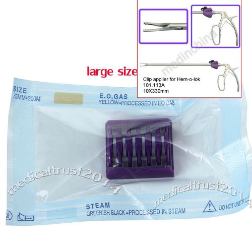 XL Large Size 10 MM * Hem-O-Lok Clip *  Ligation Clip Applier Ligation System