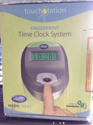 Latham fingerprint time clock system # ts100 quickbooks free shipping!!! for sale