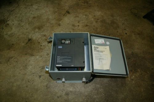 Mitsubishi F700 single to three phase inverter 200-240v in Hoffman nema4 box