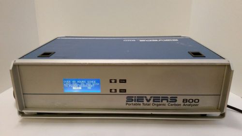 SIEVERS 800 PORTABLE TOTAL ORGANIC ANALYZER