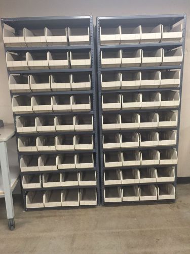 AKRO-MILS Industrial Storage Shelf Shelving w/ Akro Bins 36&#034;x18&#034;x85&#034;