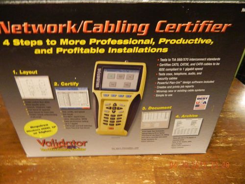 Validator NT950 Network/Cabling Certifier