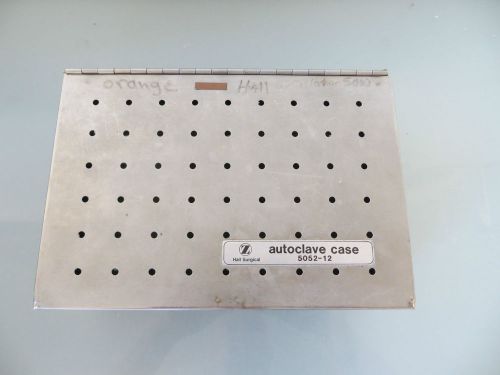 Hall/Amsco Autoclave Sterilization Orthopedic Case 5052-12&#034; 10&#034; x 7&#034; x 3-1/2&#034;