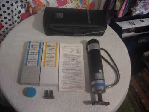 SENSIDYNE MODEL-800 HAND PUMP GAS AIR TESTER W/ ANALYZER TUBES &amp; ACC.