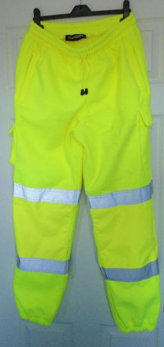 Hi-Viz fleece trousers / jogging pants / leggings. Be Seen, be Safe!