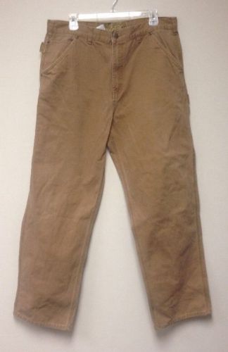 Gravel Gear Heavy-Duty Carpenter-Style Work Pants 36 x 34 (measures 33) Brown