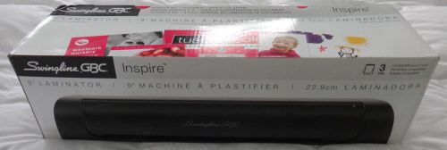 SWINGLINE GBC INSPIRE LAMINATOR 9&#034; PLASTIC THERMAL LAMINATING MACHINE