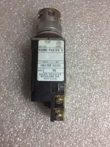 (ACAB-3) ALLEN-BRADLEY 800MR-PGA16S SERIES D OPERATOR FOR PUSHBUTTON