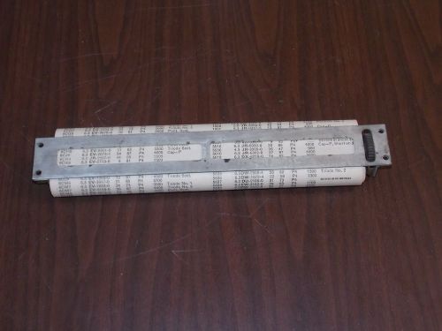 hickok 533(A) tube tester setup roll chart