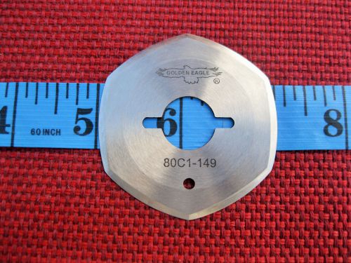 2-1/4&#034; HEXAGON BLADE FOR EASTMAN CHICKADEE ROTARY SHEAR PART # 80C1-149