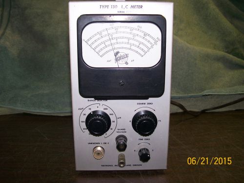 Tektronix Type 130 L,C meter. Good working condition