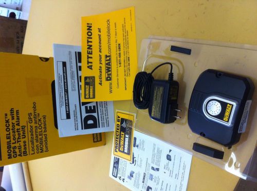 DeWalt MobileLock Portable Alarm Sytem and GPS Locator