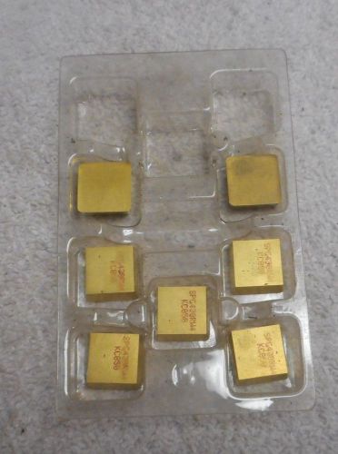 KENNAMETAL   CERAMIC  INSERTS    SPG438 RW4   GRADE   KC850     PACK OF 7