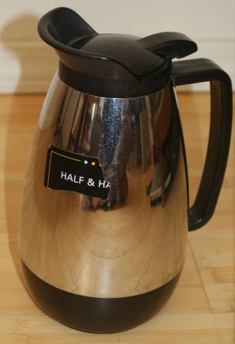 NEXT DAY GOURMET Coffee Half &amp; Half Stainless Steel Serving Pitcher L#506