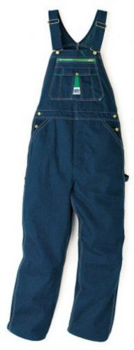 Liberty Unisex Mens Womens Bib &amp; Brace Cotton Dark Denim Overalls 52 x32 XXL