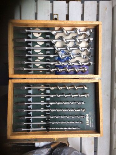 Irwin 13 Auger Bit Set -Never Used