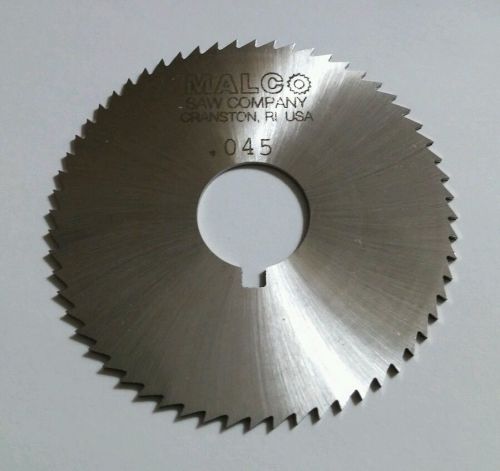 Malco- Saw High Speed Steel Screw Slotting Saws, 2-1/4&#034; Dia, .064&#034; Thick 60Teeth