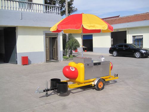 HOT DOG MOBILE FOOD CART CATERING TRAILER KIOSK STAND