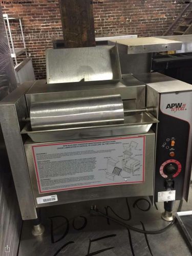 APW wyott Bun Toaster Model M-2000 208v BARLEY USED EUC!!! COMMERCIAL STAINLESS