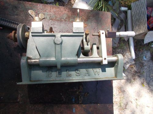 Vintage BELSAW K-350 K-351 ,WITH MICROMETERS CUTTER MISSING MOTOR