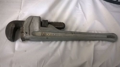 Ridgid 14&#034; 814 Aluminum pipe wrench