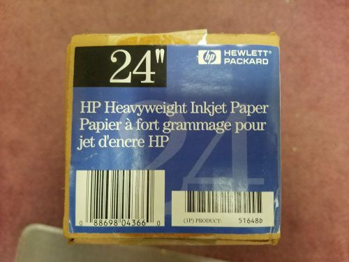 HP 35 lb Heavyweight Inkjet Paper 24&#034;x100&#039; (HEW51648D)