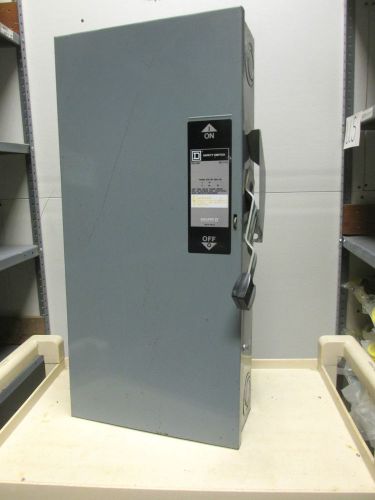 Square D Fusible Safety Switch 200A, 240V,  Nema 1 Cat# D324N ...  DS-527