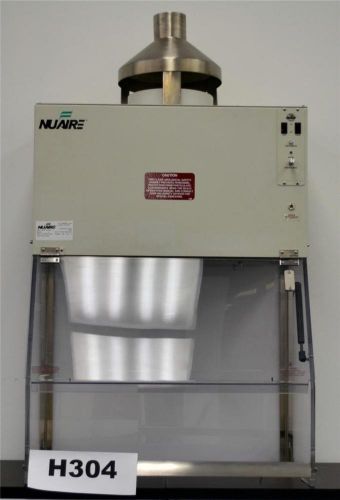 30&#034; Nuaire Laboratory Fume Hood Class 1 Bio Safety Enclosure