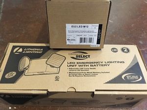 Lithonia Lighting EU2 LED M12 Emergency LED lighting Unit White W/ Battery