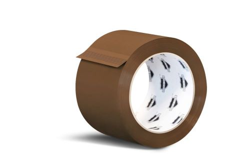 Tan / brown 2.0 mil packing tape 3&#034; x 110 yd roll (6 rolls) brand new for sale