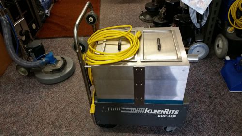 Kleenrite portable carpet steam machine 608HP 8 gallon 300psi 16 hours heat