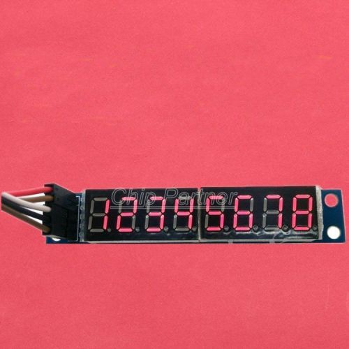 MAX7219 8-Digit LED Display Module Red Digital Tube