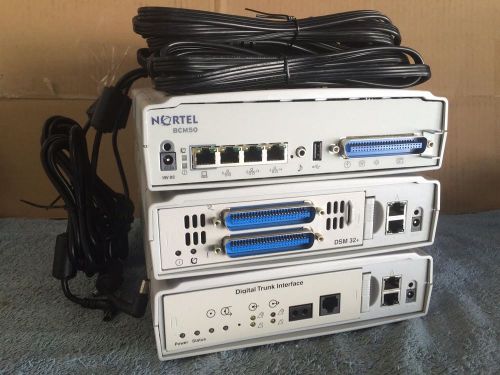 Nortel Avaya BCM 50 R3 3.0 PRI or 8 Line x 32 Phone System 30 Voicemail 12 IP