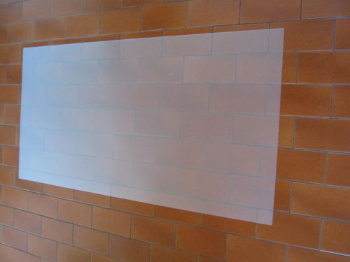 THIN POLYCARBONATE SHEET/FILM 1232x622mm 0.38mm VELVET/MAT