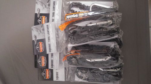 Ergodyne Squids 3100 Tool Lanyard - Single Carabiner, Standard, Black