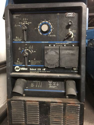 miller bobcat 225 Welder Generator