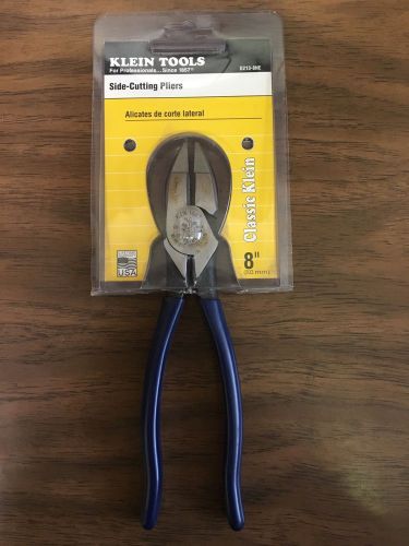 Klein Tools D213-8NE 8&#034; High-Leverage Side-Cutting Pliers