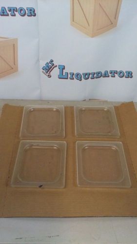 1/6 SIZE FOOD GRADE LID LOT OF 4