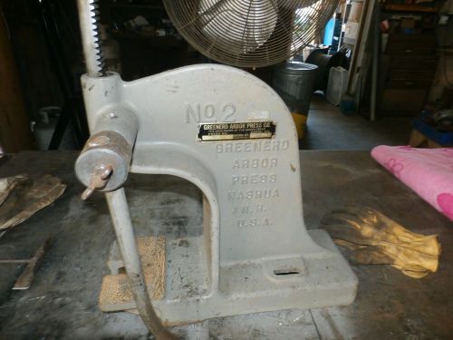 GREENERD ARBOR PRESS CO., PRESS NO. 2